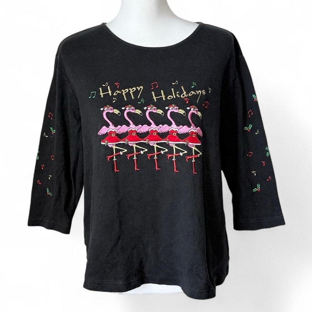 Vintage Flamingo Christmas Shirt